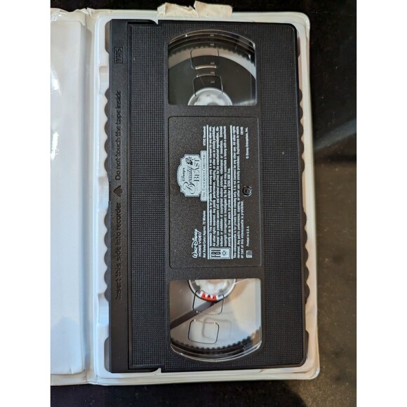 WALT DISNEY ~ BEAUTY AND THE BEAST - THE ENCHANTED CHRISTMAS VHS CLAMSHELL - Picture 9 of 11